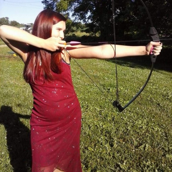 💋❤❤sale❤❤♦️Beautiful ♦️Red Dress high low - Picture 6 of 8